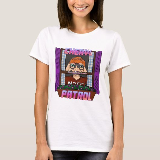 Het gesprek van de Townie: Cheryl Patrol t-shirt (Voorkant)