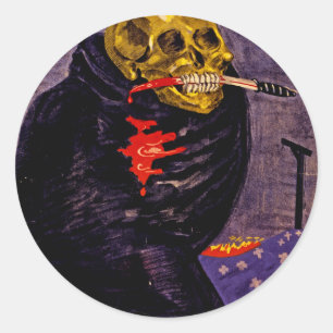 Het gevaar van Bolsjevisme Ronde Sticker