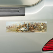 Het gevecht van Charles Marion Russell Bumpersticker (Op auto)