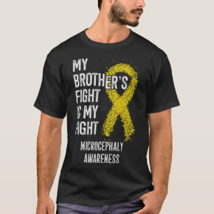 Het gevecht van mijn broer is mijn gevecht met mic t-shirt