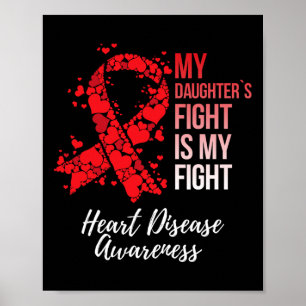 Het gevecht van mijn dochter is mijn Fight Heart D Poster