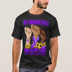 Het gevecht van mijn dochter is mijn gevecht van R T-shirt