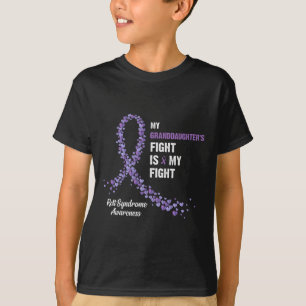 Het gevecht van mijn kleindochter is mijn vechtsyn t-shirt