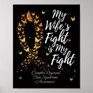 Het gevecht van mijn vrouw is mijn vechtkroepbewus poster