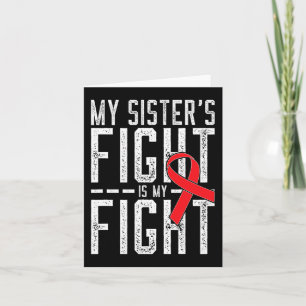 Het gevecht van mijn zus is mijn gevecht tegen blo kaart