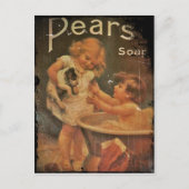 Het geven van Puppy een Bath van Pars Soap Briefkaart (Voorkant)