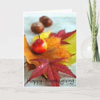Het Gevoel van de herfst Feestdagen Kaart