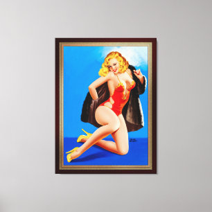 Het gevoel van mink van Peter Driben Canvas Afdruk