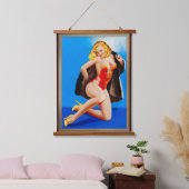 Het gevoel van mink van Peter Driben Hangend Wandkleed (Slaapkamer)