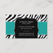 Het gewaagde Gestreepte Visitekaartje van de (Achterkant)