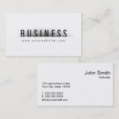 Het gewaagde Visitekaartje van de Kunst van het (Voorkant / Achterkant)