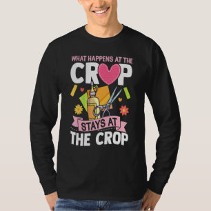 Het Gewas van het Scrapbook probeert opnieuw hand  T-shirt