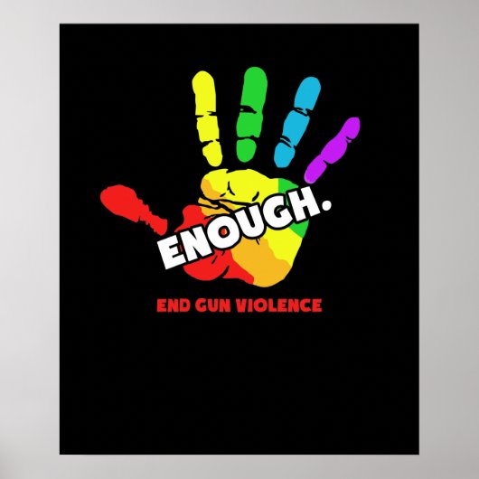 Het Geweld van het Pistool van het Eind genoeg Pis Poster (Voorkant)