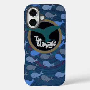 het geweldige walvispatroon iPhone 16 hoesje