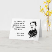 Het geweldige Wenskaart van de Uitvinder van het Kaart (Gele Bloem)