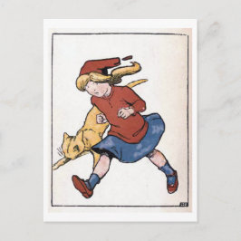 "Het geweten maakt Cowards ..." Vintage Briefkaart