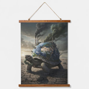 Het Gewicht dat We de Wereld Gaven Hangend Wandkleed