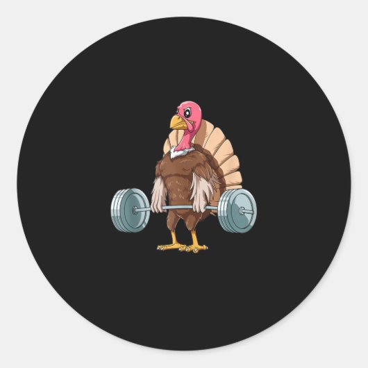 Het gewicht van de Thanksgiving van de Dode Ronde Sticker (Voorkant)