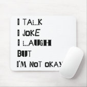 Het gewicht van het lachen - Geestelijke gezondhei Muismat (Met muis)