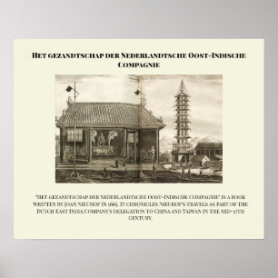 Het gezandtschap der Nederlands Oost-Indische Poster