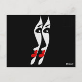 het gezicht is de spiegel van een persoon, briefkaart (Achterkant)