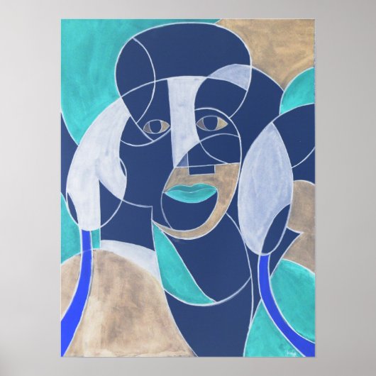 Het gezicht poster (Voorkant)