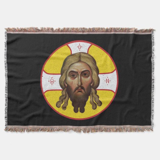 Het gezicht van Christus orthodoxe icoon Deken (Voorkant)