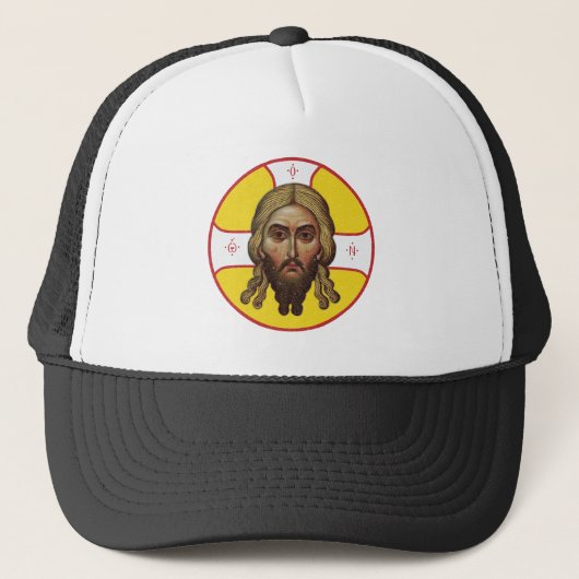 Het gezicht van Christus orthodoxe icoon Trucker Pet (Voorkant)