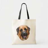 Het Gezicht van de Hond van de mastiff Tote Bag (Voorkant)