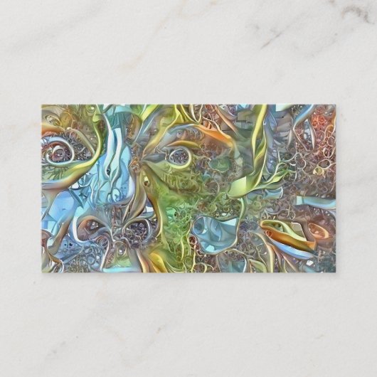 Het gezicht van de Natuur Visitekaartje (Voorkant)