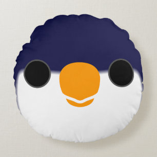 Het gezicht van een blauwe loriket rond kussen