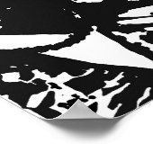 Het gezicht van kunst poster (Hoek)