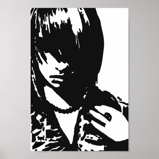 Het gezicht van kunst poster (Voorkant)