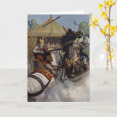 Het Gezicht van zijn Dame Kaart (Gele Bloem)