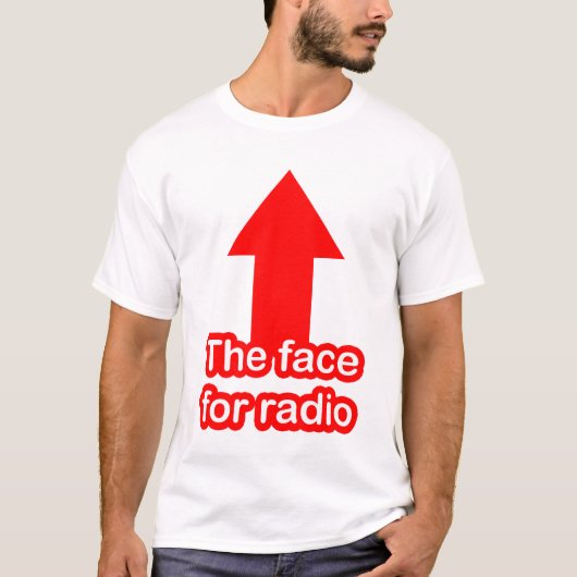 Het gezicht voor Radio T-shirt (Voorkant)