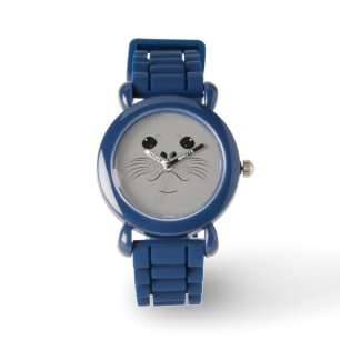 Het gezichtssilhouet van de verbinding horloge