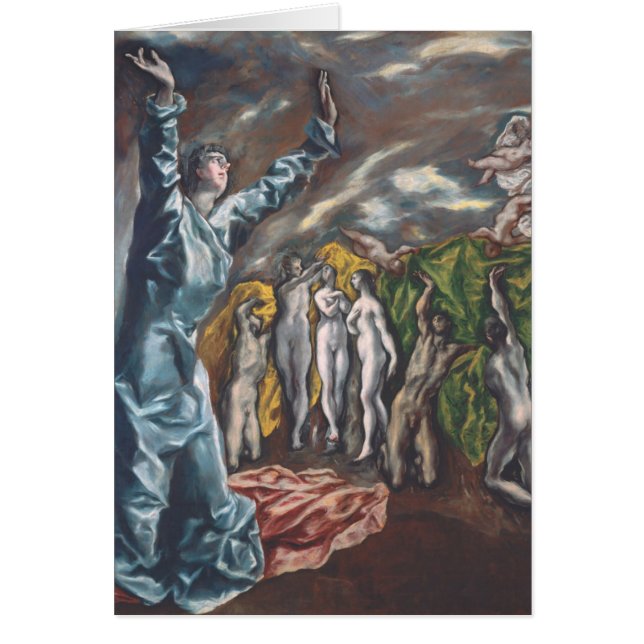 Het gezichtsvermogen van Sint-John (Voorkant)