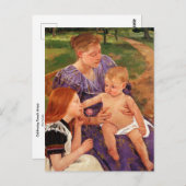 Het gezin van Mary Cassatt Briefkaart (Voorkant / Achterkant)