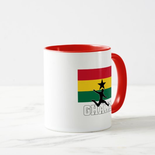 Het Ghanees voetbalelftal is het nationale elftal Mok (Voorkant rechts)