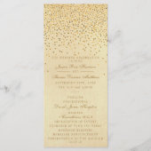 Het  Glam Gold Confetti Wedding Collectie Programma (Voorkant)