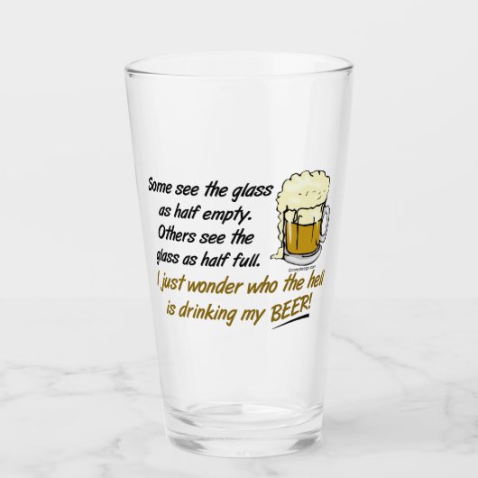 Het glas is half vol? (Voorkant)