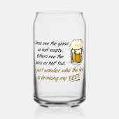 Het glas is half vol? (Voorkant)