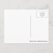 Het glas van het zee, het briefkaart van Kerstmis (Achterkant)