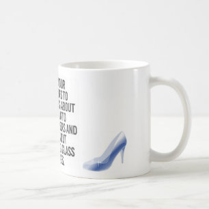 Het glazen plafond breken. koffiemok