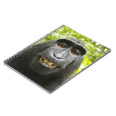 Het glimlachen Crested Celebes Macaque Notitieboek (Linkerzijde)