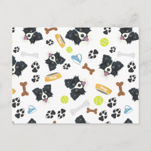 Het glimlachen Dog Border Collie Briefkaart