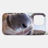 Het glimlachen Donkey met Gekke Grin Case-Mate iPhone Case (Achterkant (horizontaal))