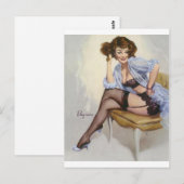 Het glimlachen Pin omhoog Briefkaart (Voorkant / Achterkant)