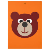 Het glimlachen Teddy Bear + jouw tekst Klembord (Achterkant)