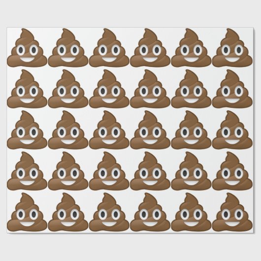 Het glimlachen van Achterschip Emoji Cadeaupapier (Vlak)